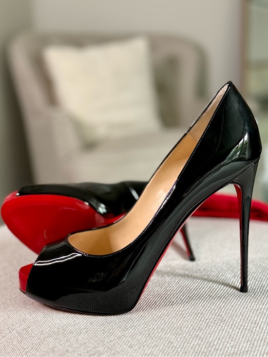 Christian Louboutin Shoes - NEW Christian Louboutin New Very Privé 120 Platform Peep Toe Pumps - Size 39.5